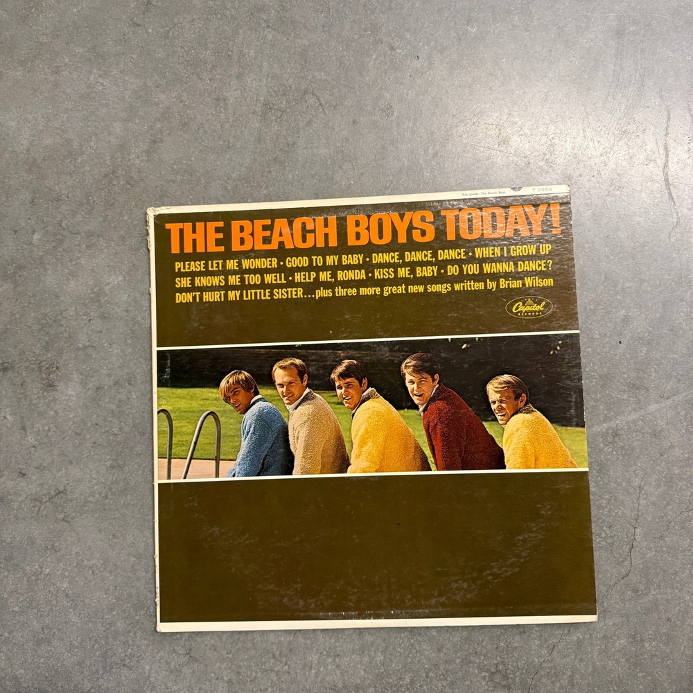 The Beach Boys Today! Vinyl LP Capitol Records T 2269 Mono 1965 3949